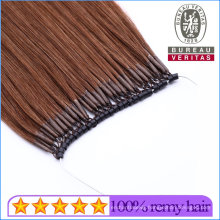 Saon Use Dark Brown 100% Brazilian Human Virgin Hair Micro Ring Hair Extension Remy Hair